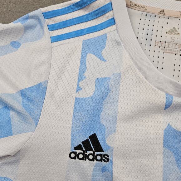 Adidas Argentina Futbol Jersey Soccer 2022 Home Camo Men Small #50 custom - Picture 2 of 9